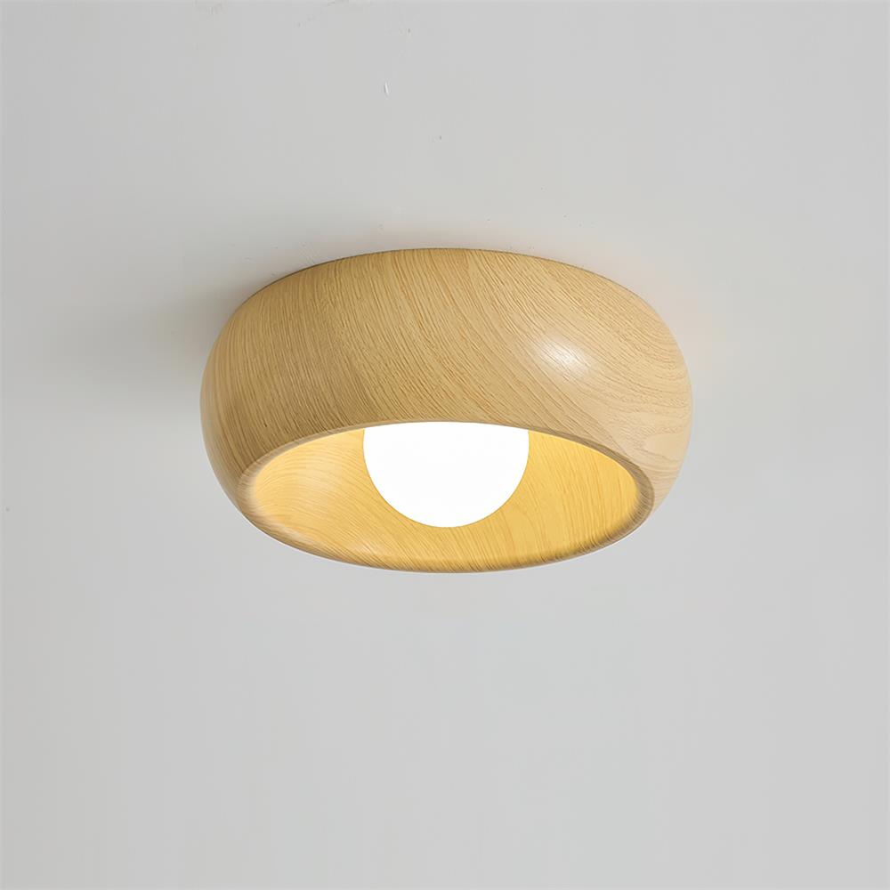 LigneNature - Minimalistische Moderne Deckenlampe Holz-Effekt
