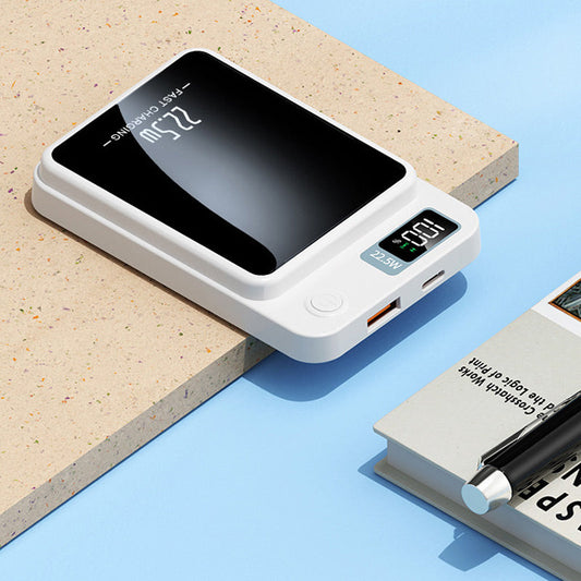 Magnetische Powerbank mit 22,5W Schnellladung – Kabelloser 10.000mAh Akku mit LED-Display für iPhone & Android