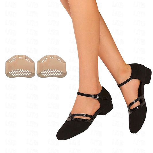 Elegante Damen Ballerina Pumps mit Riemchen – Bequeme Low-Heels mit orthopädischer Einlage