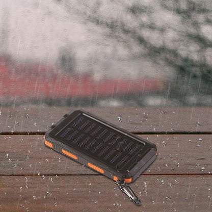 SolaMax - Solar Batterie 10 000 mAh – Wasserdicht und Stoßfest – Solaraufladbar