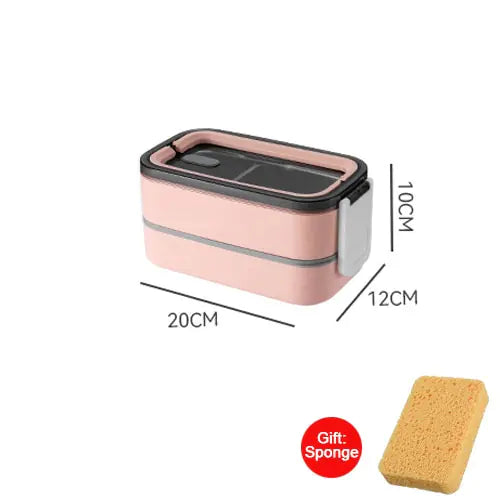 Auslaufsichere Lunchbox mit Edelstahl-Einsatz – Bento Brotdose für Büro, Schule & unterwegs