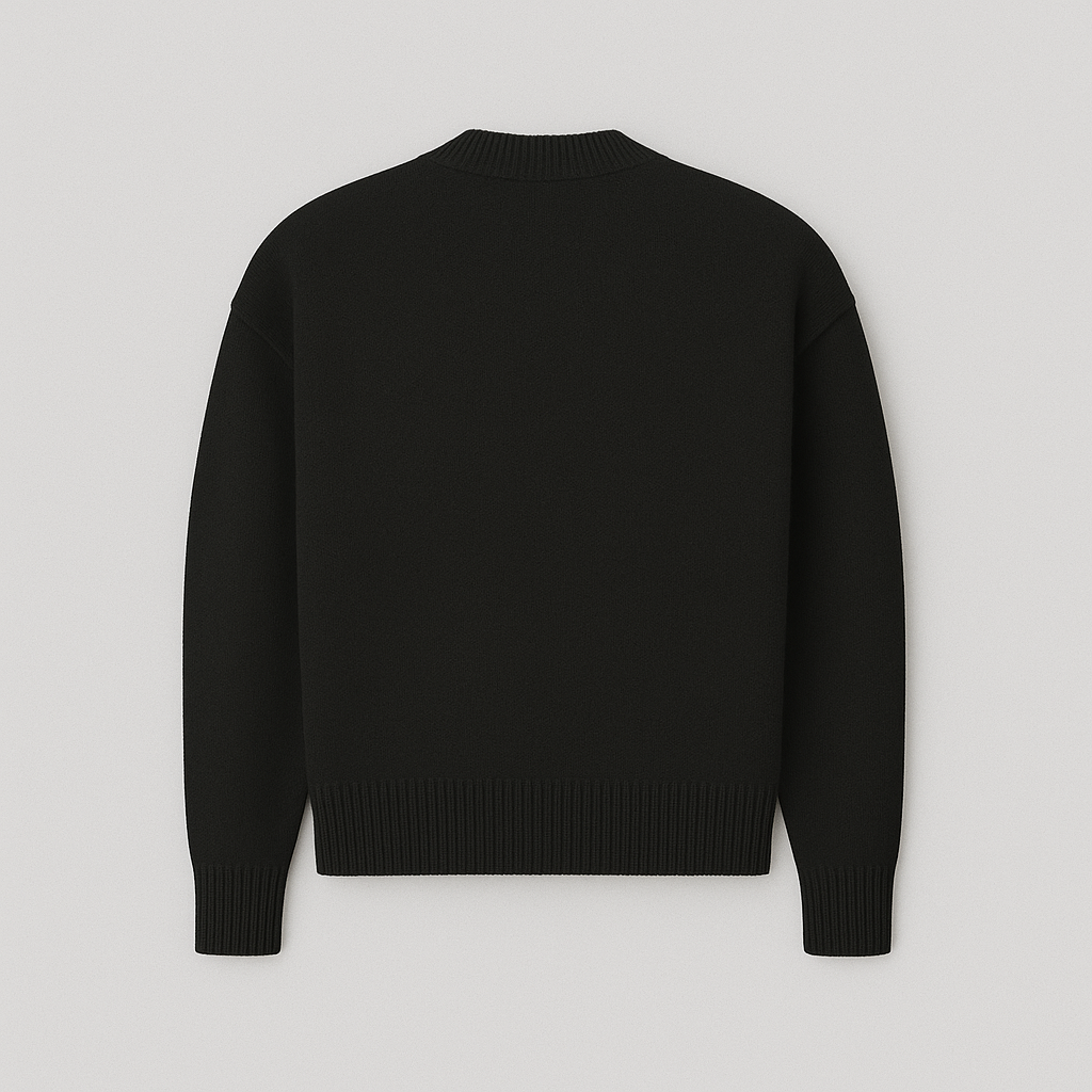 Kaélie - Damenpullover mit Herz und gestickten Buchstaben – Chic und zeitloser Sweat