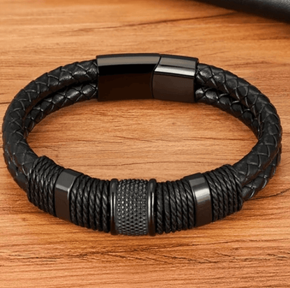 Bravura - Geflochtenes Lederarmband