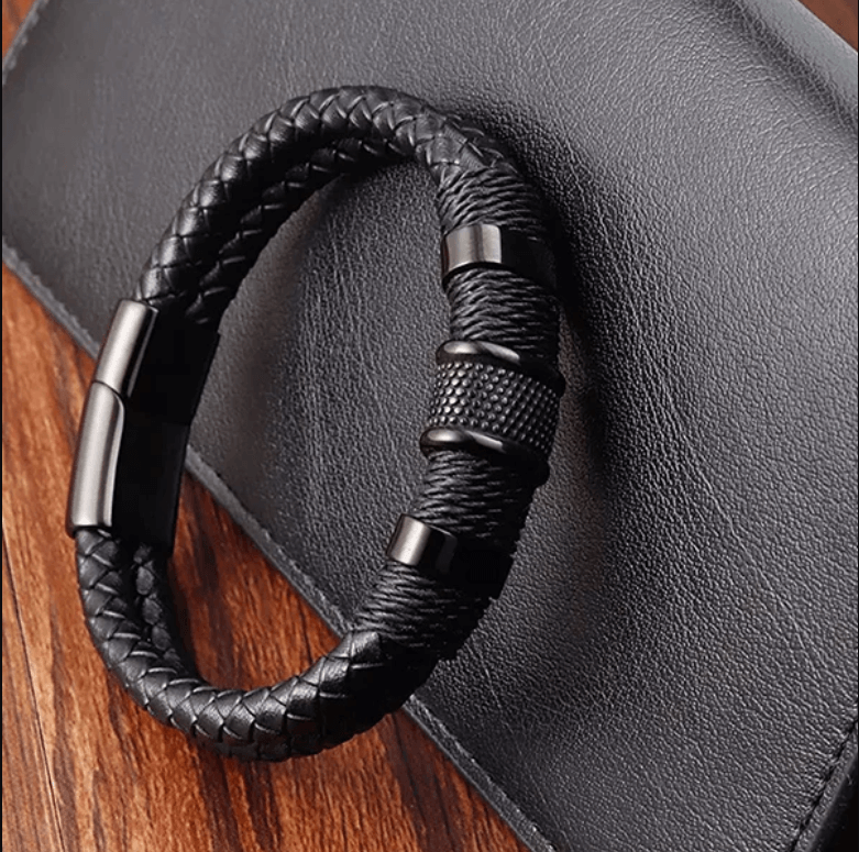Bravura - Geflochtenes Lederarmband