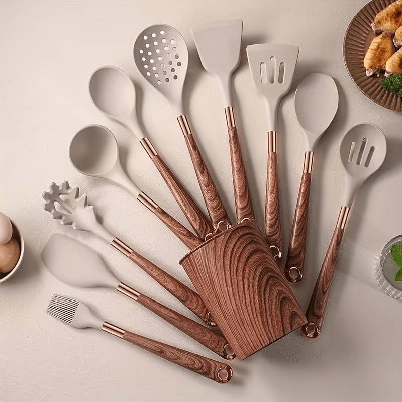 Auralis - Luxuriöses Silikon-Küchen-Set – 10 Teile