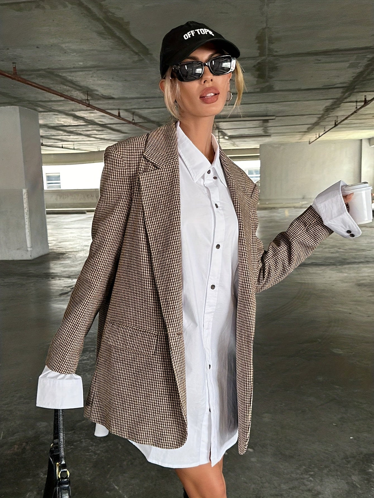Florélie - Eleganter Beiger Langblazer für Damen | Business Casual – Perfekte Frühlingsjacke