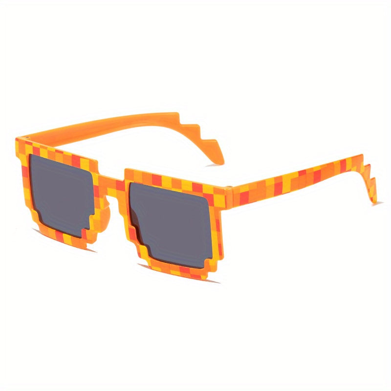 Pixel Style Sonnenbrille Retro Gaming für Damen – UV400 Statement Shades