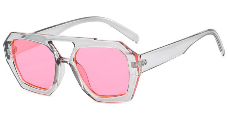 Oversize Statement Sonnenbrille für Damen – Geometrisches Design & UV400 Schutz