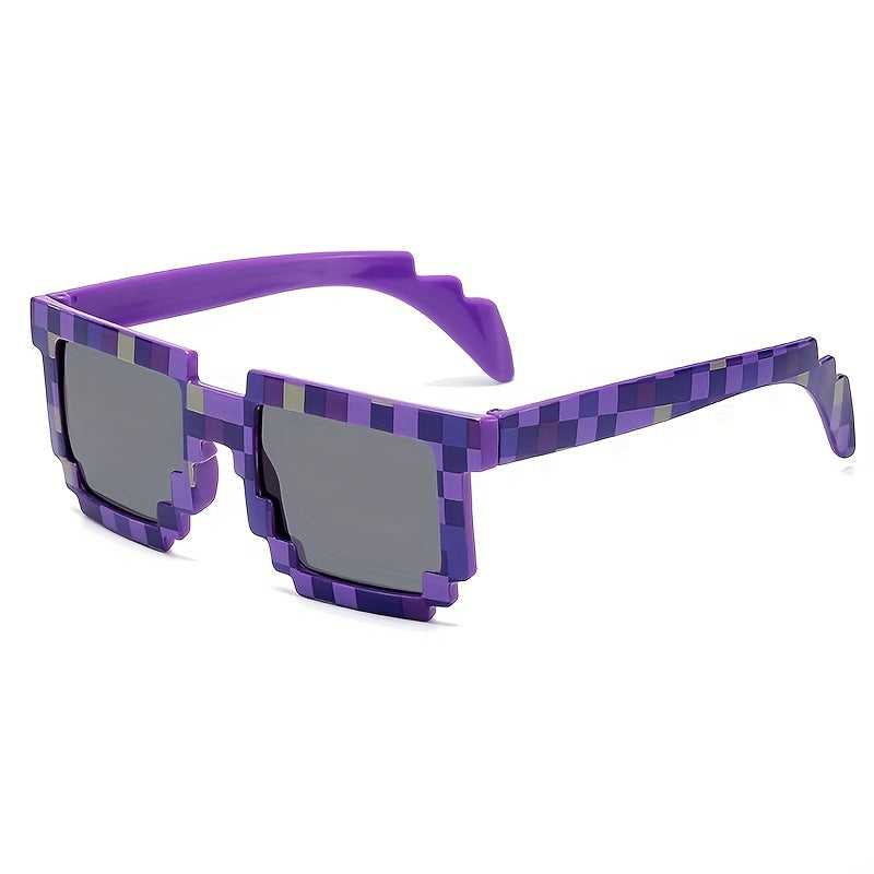Pixel Style Sonnenbrille Retro Gaming für Damen – UV400 Statement Shades