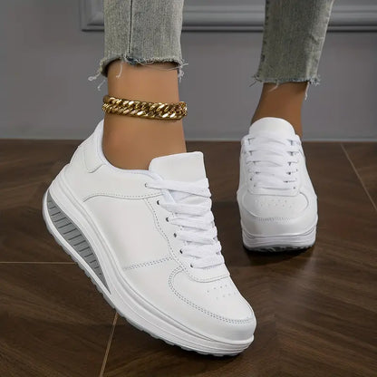 Damen Sneaker mit Dämpfung – Bequeme Freizeit Turnschuhe leicht & stylisch