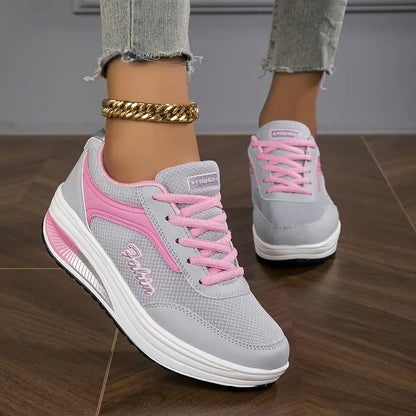 Damen Sneaker mit Dämpfung – Bequeme Freizeit Turnschuhe leicht & stylisch