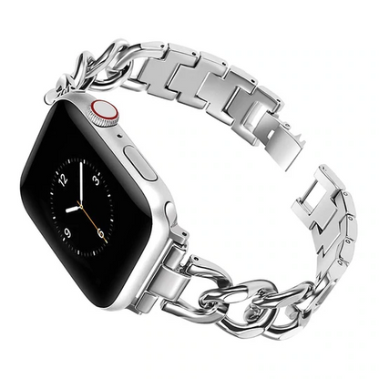 Félicia - Luxuriöse Damen Smartwatch mit Gliederarmband