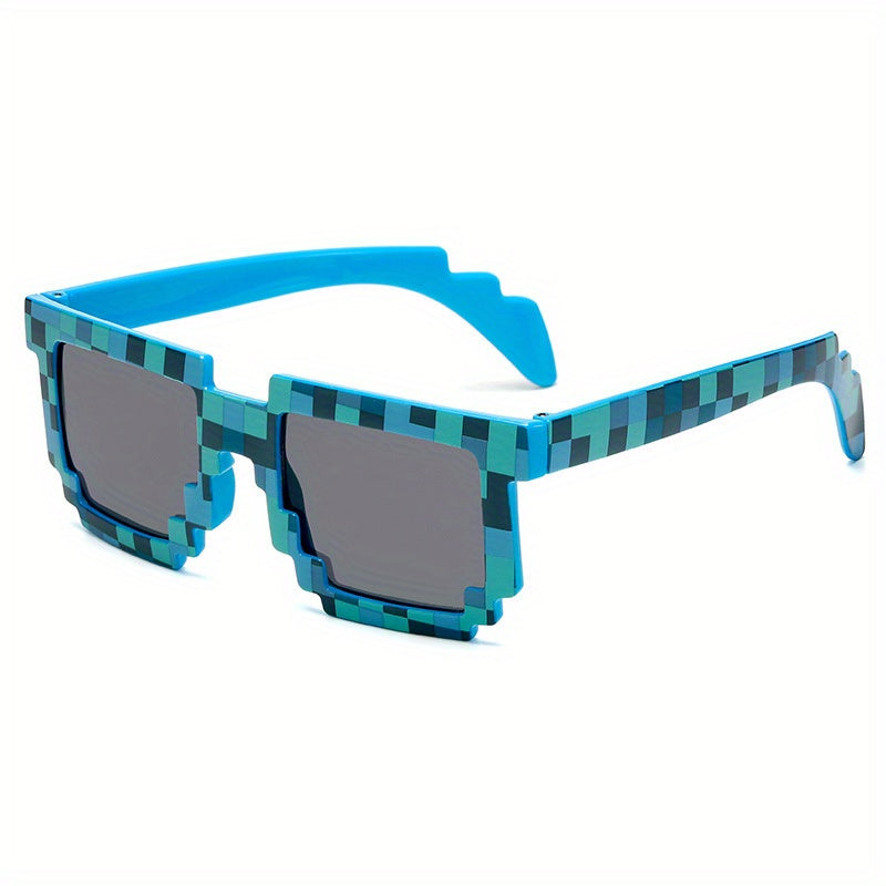 Pixel Style Sonnenbrille Retro Gaming für Damen – UV400 Statement Shades