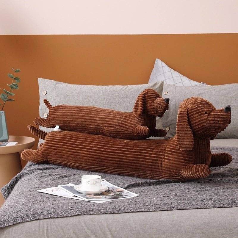 Aurateck - Türstopper und Kuschelkissen 2-in-1 Dackel