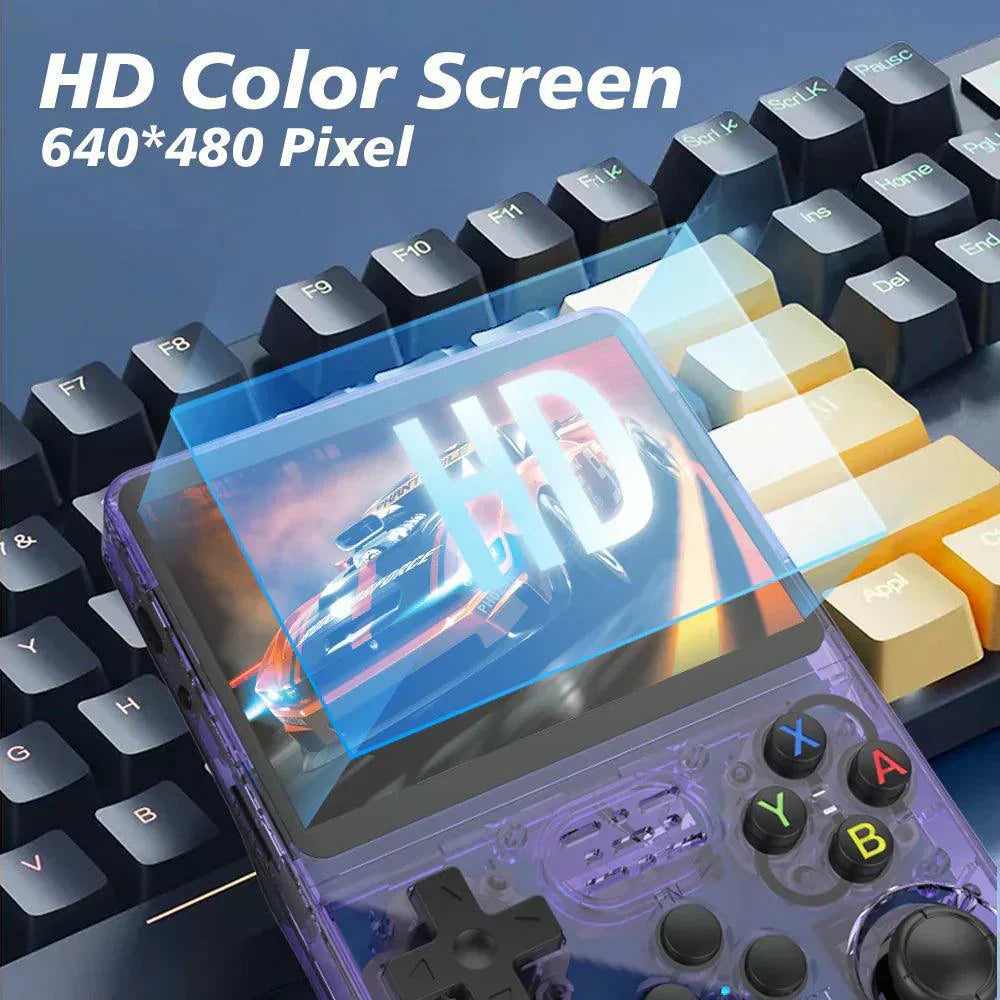 PixelRétro - Tragbare Retro-Spielkonsole mit HD-Bildschirm und USB-Ladung