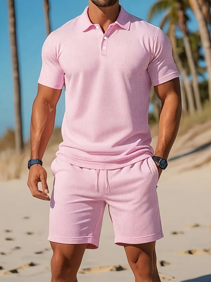 Herren Sommer Set mit Poloshirt & Shorts – Atmungsaktives Freizeit Outfit & moderner Komfort