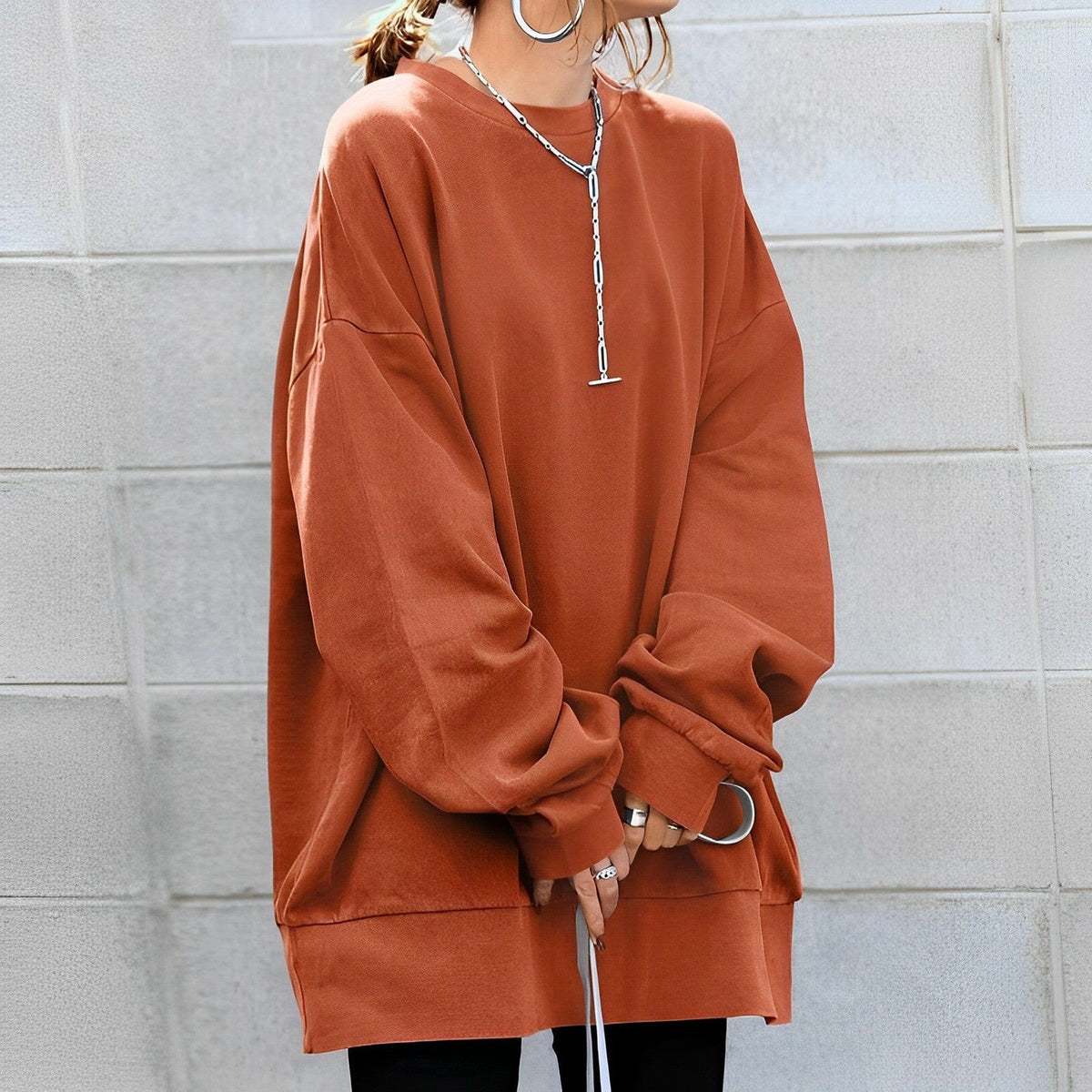 Solène - Oversize Pullover aus weichem und elegantem Material in trendigen Farben für Frauen
