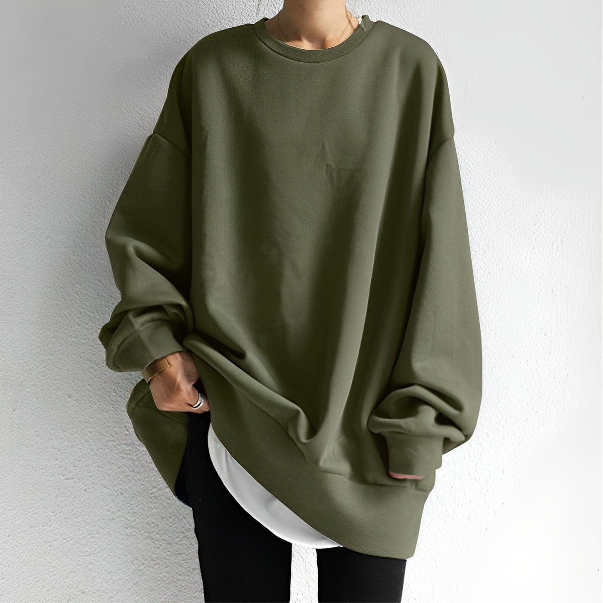 Solène - Oversize Pullover aus weichem und elegantem Material in trendigen Farben für Frauen