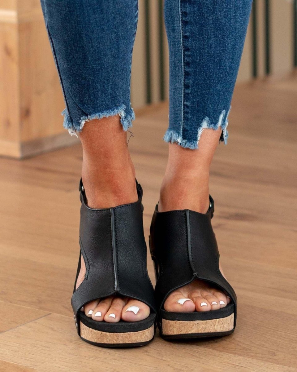 Bequeme Keilabsatz Sandalen mit Korksohle – Stylische Sommerschuhe für Damen