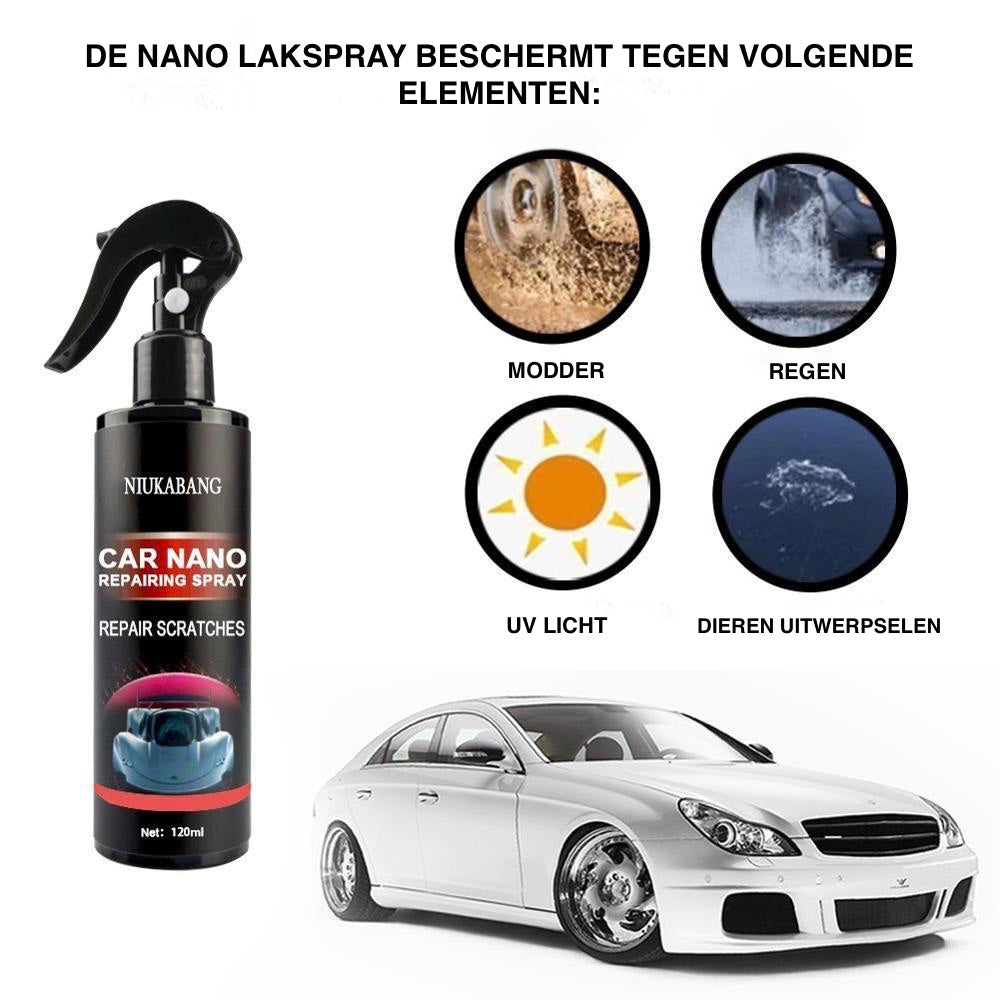 LustrePro - Spray Nano für Lack mit Glanzrestaurierung 50ml – 1+1 GRATIS