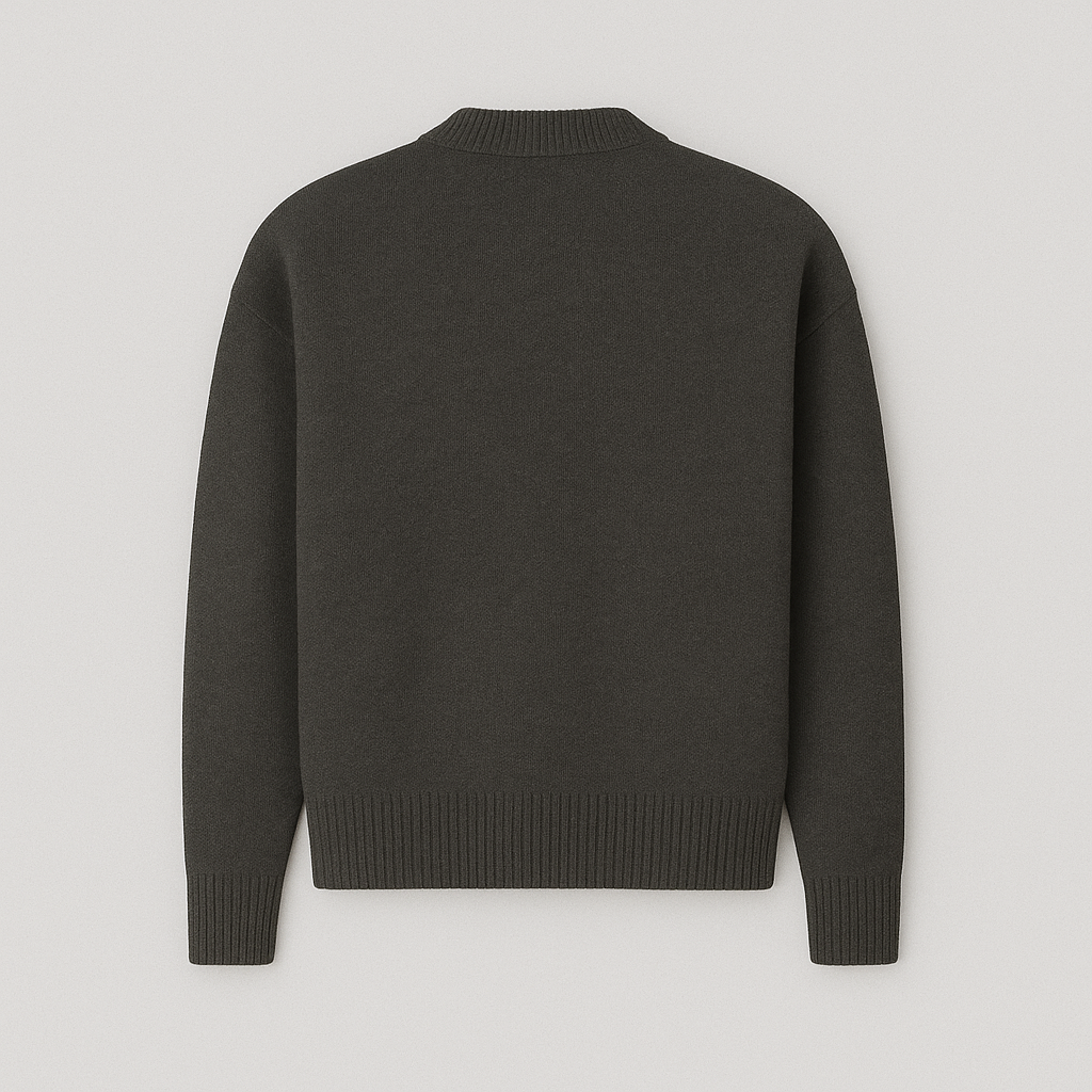 Kaélie - Damenpullover mit Herz und gestickten Buchstaben – Chic und zeitloser Sweat