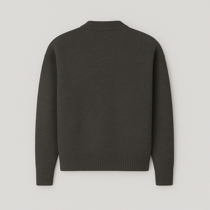 Kaélie - Damenpullover mit Herz und gestickten Buchstaben – Chic und zeitloser Sweat