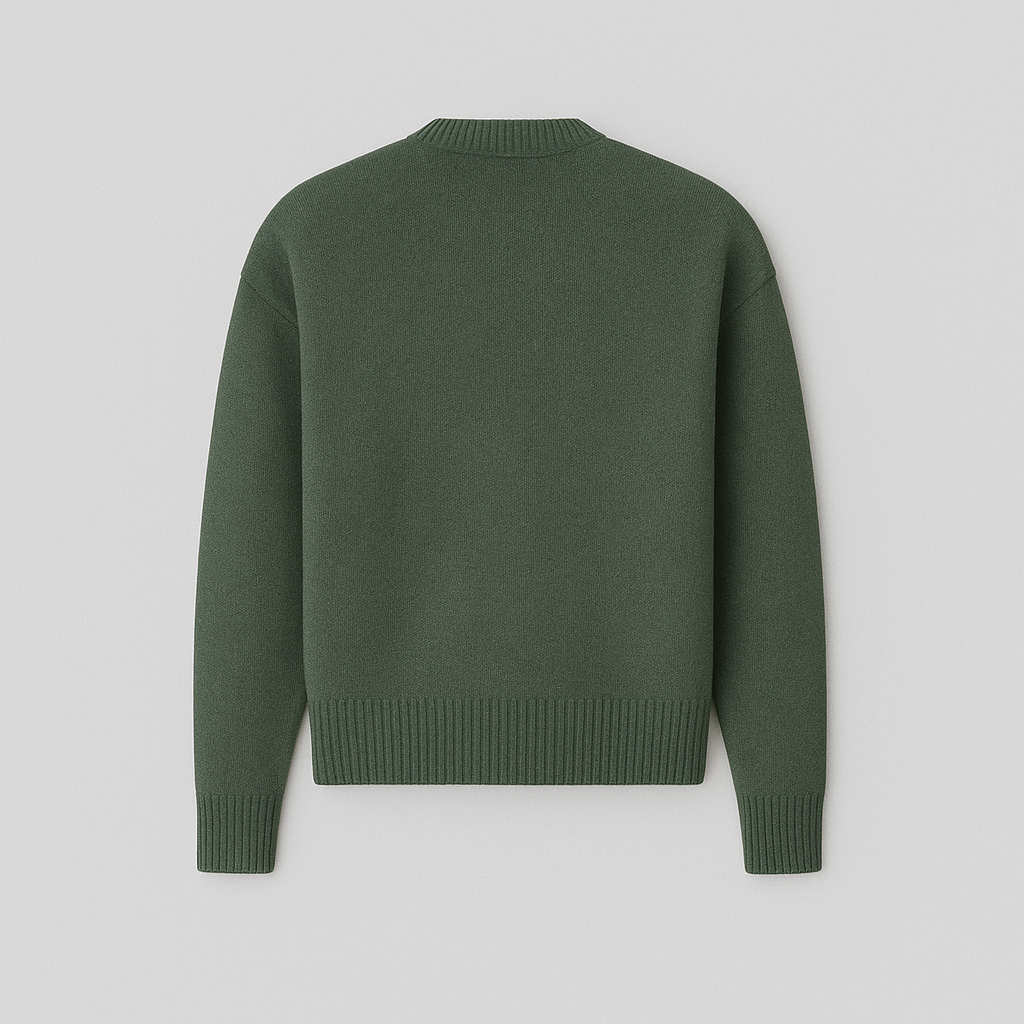 Kaélie - Damenpullover mit Herz und gestickten Buchstaben – Chic und zeitloser Sweat