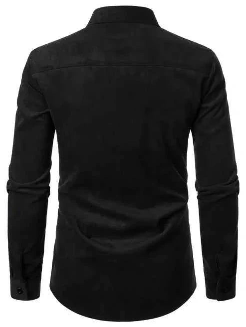 Modernes Slim Fit Hemd – Elegantes Langarmhemd mit karierten Details & Brusttasche für Herren