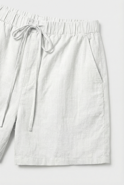 Lässige Damen Shorts mit elastischem Bund & Kordelzug – Leichte Sommer Shorts mit Taschen