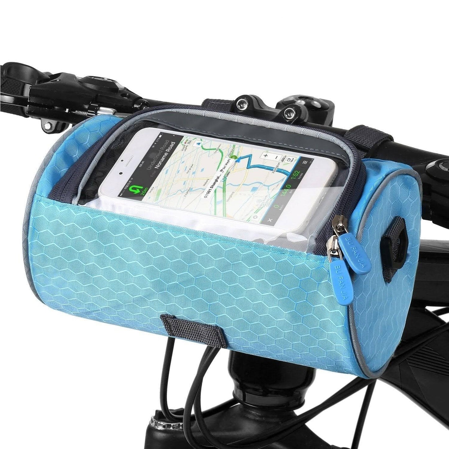 Cyclivie - Lenktasche mit Reißverschluss – Kompatibel mit Touchscreen