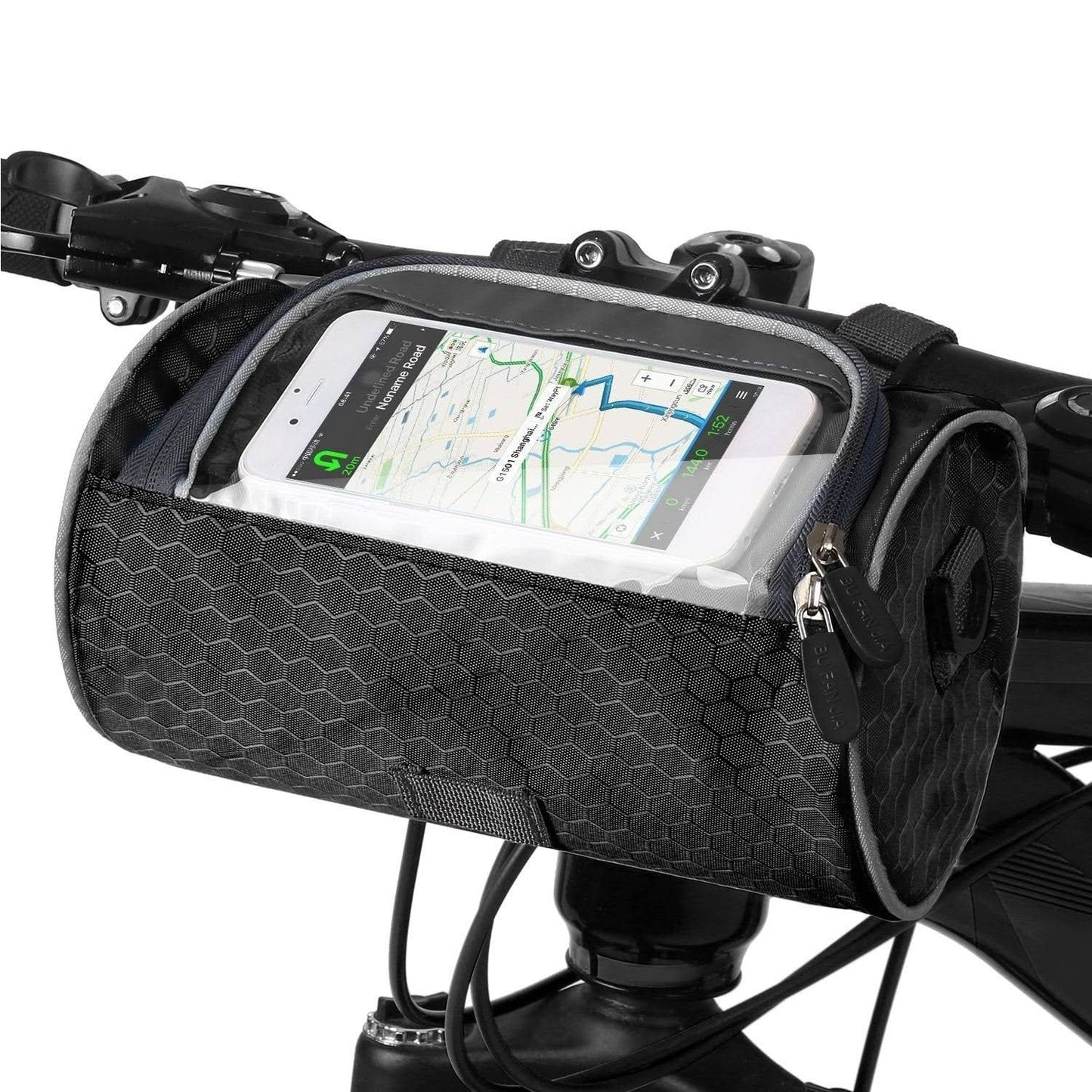 Cyclivie - Lenktasche mit Reißverschluss – Kompatibel mit Touchscreen