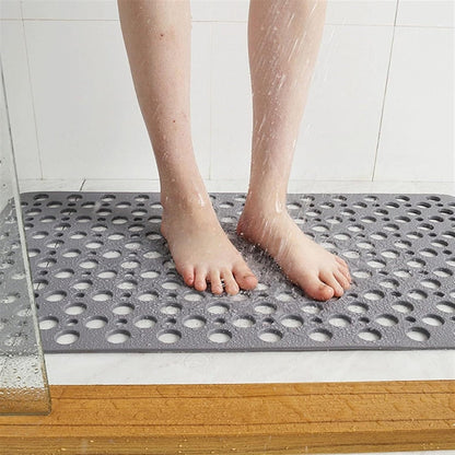 Luxbain - Luxuriöse Antirutsch-Duschmatte – Hygienische und Schimmelresistente Badematte mit Starken Saugnäpfen und Schnellem Ablaufsystem