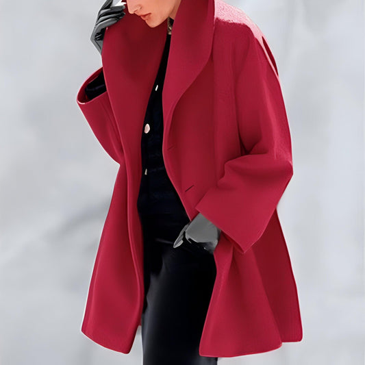 Lorraine - WINTERVERKAUF – Luxus Wollmantel für Frauen – Eleganz und Winterwärme