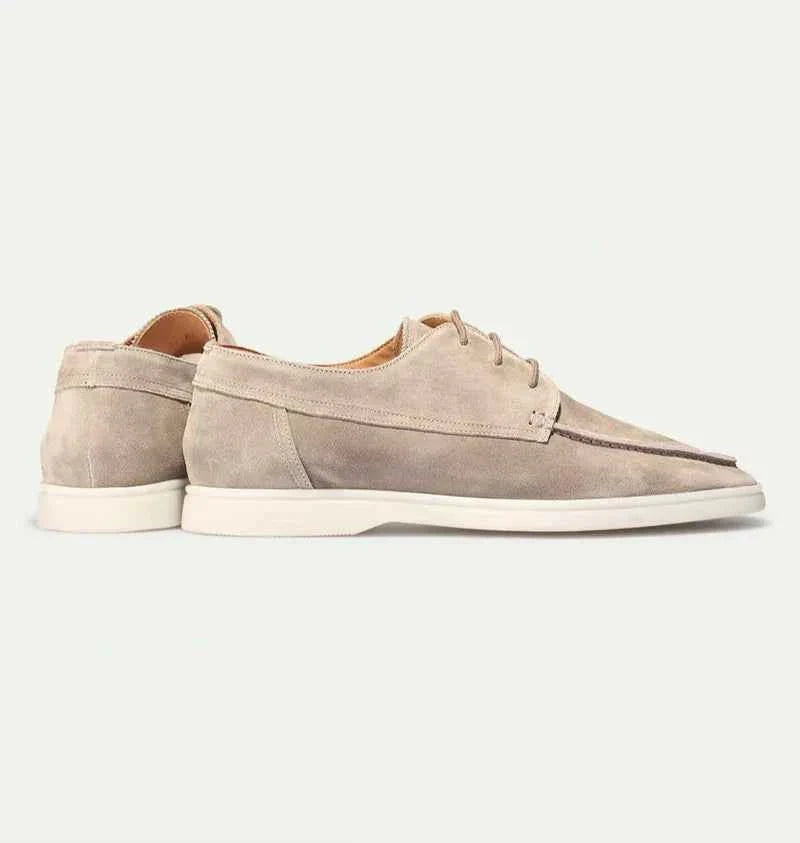 Elegante Wildleder Schnürschuhe – Leichte Freizeit-Slipper mit Komfortsohle für Herren