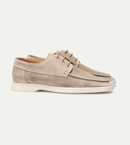 Elegante Wildleder Schnürschuhe – Leichte Freizeit-Slipper mit Komfortsohle für Herren