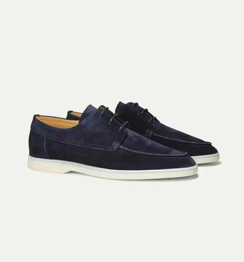 Elegante Wildleder Schnürschuhe – Leichte Freizeit-Slipper mit Komfortsohle für Herren