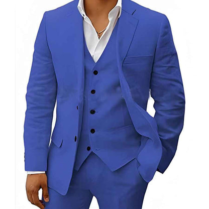 Eleganter Anzug für Herren – Slim Fit 3-Teiler mit Weste & Modernem Schnitt