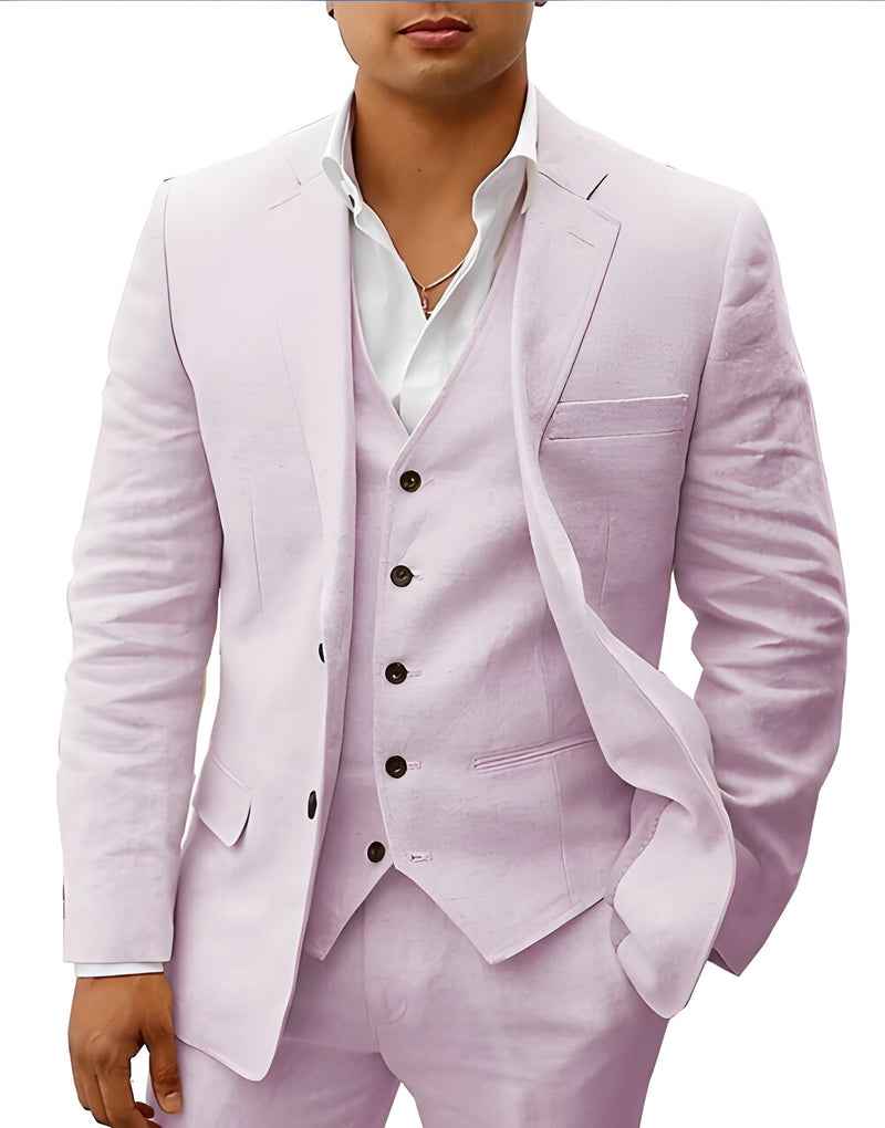 Eleganter Anzug für Herren – Slim Fit 3-Teiler mit Weste & Modernem Schnitt