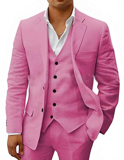 Eleganter Anzug für Herren – Slim Fit 3-Teiler mit Weste & Modernem Schnitt