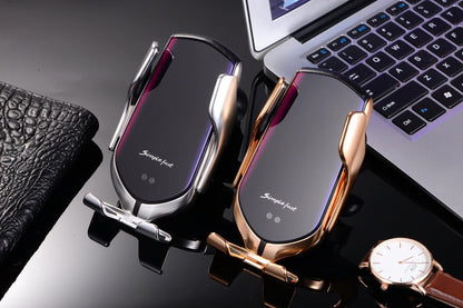 Gripora - PREMIUM - Automatischer Handyhalter | Kabelloses Ladegerät