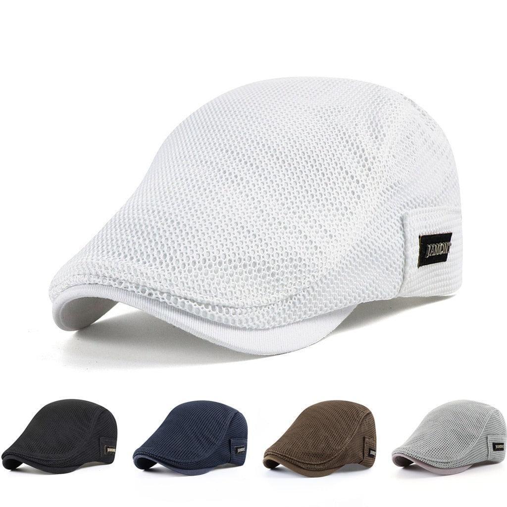 Charles - Baumwoll-Cap im lässigen Stil für Männer, Beret- und Cap-Style