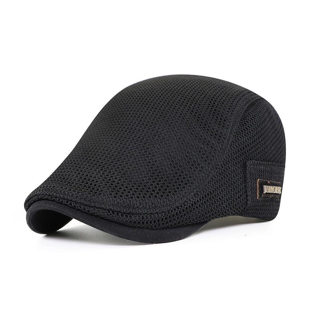 Charles - Baumwoll-Cap im lässigen Stil für Männer, Beret- und Cap-Style