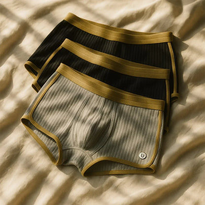Nahtlose Damen Hipster Unterwäsche im 3er Set – Weiche Baumwoll Slips mit elastischem Bund
