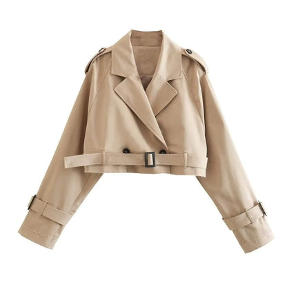 Tivélise - Kurzer und Moderner Trenchcoat