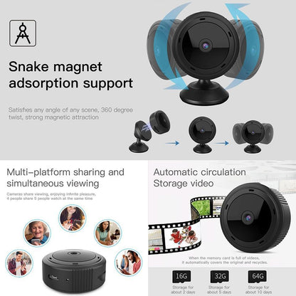 Sécuria - WiFi-Sicherheitskamera EchoCam 1080P mit Nachtsicht