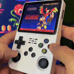 PixelRétro - Tragbare Retro-Spielkonsole mit HD-Bildschirm und USB-Ladung