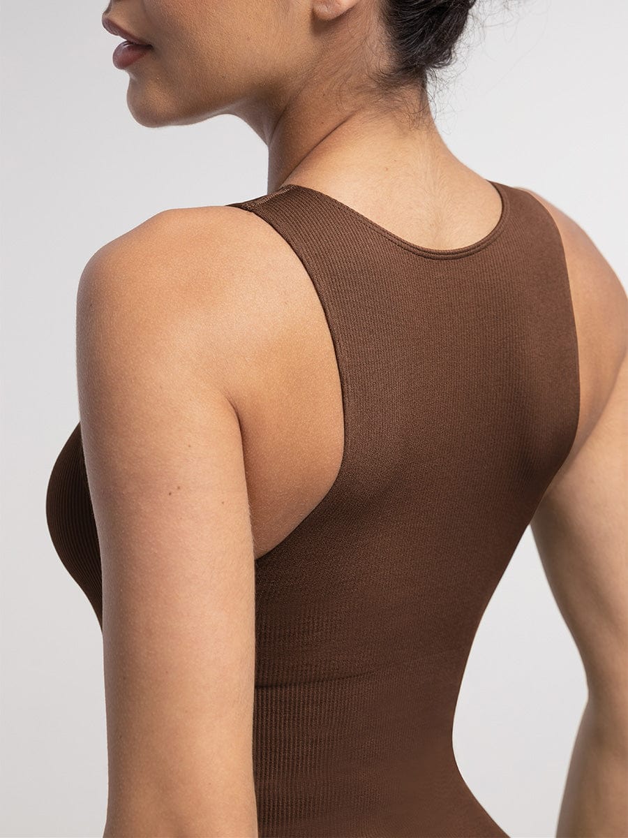 Figurformender Badeanzug mit Reißverschluss – Sportlich Elegant & Bauchkontrolle für Damen