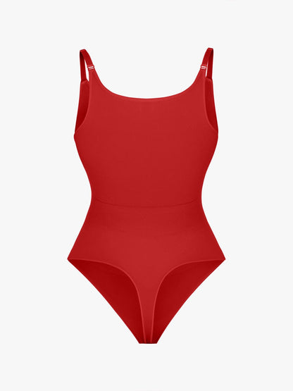 Figurformender Shapewear Body mit Spaghettiträgern – Bauchkontrolle & Nahtloser Komfort für Damen