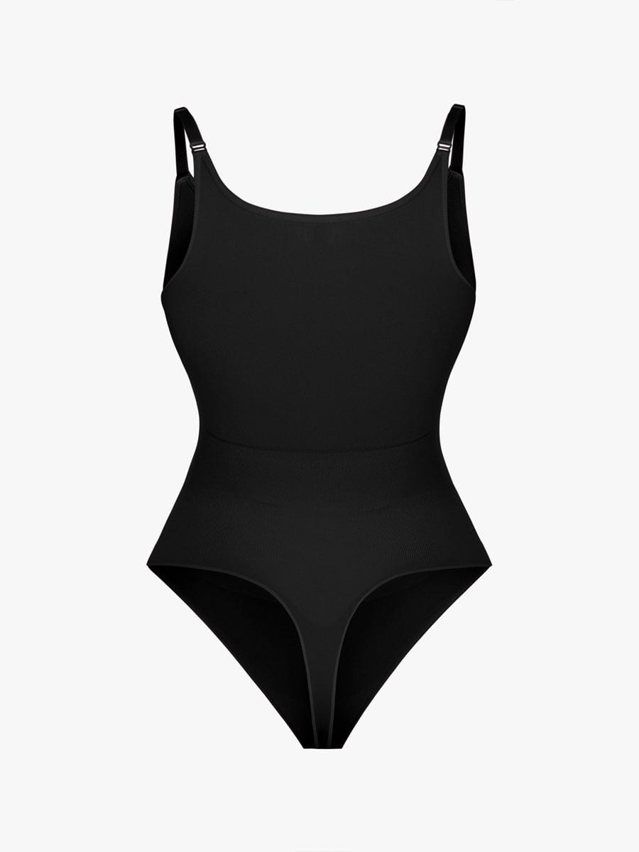 Figurformender Shapewear Body mit Spaghettiträgern – Bauchkontrolle & Nahtloser Komfort für Damen