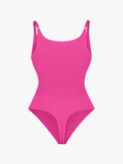 Figurformender Shapewear Body mit Spaghettiträgern – Bauchkontrolle & Nahtloser Komfort für Damen